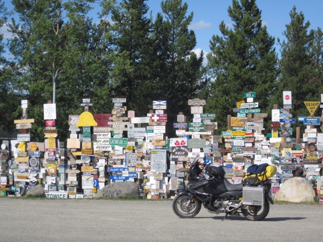 sign post forest