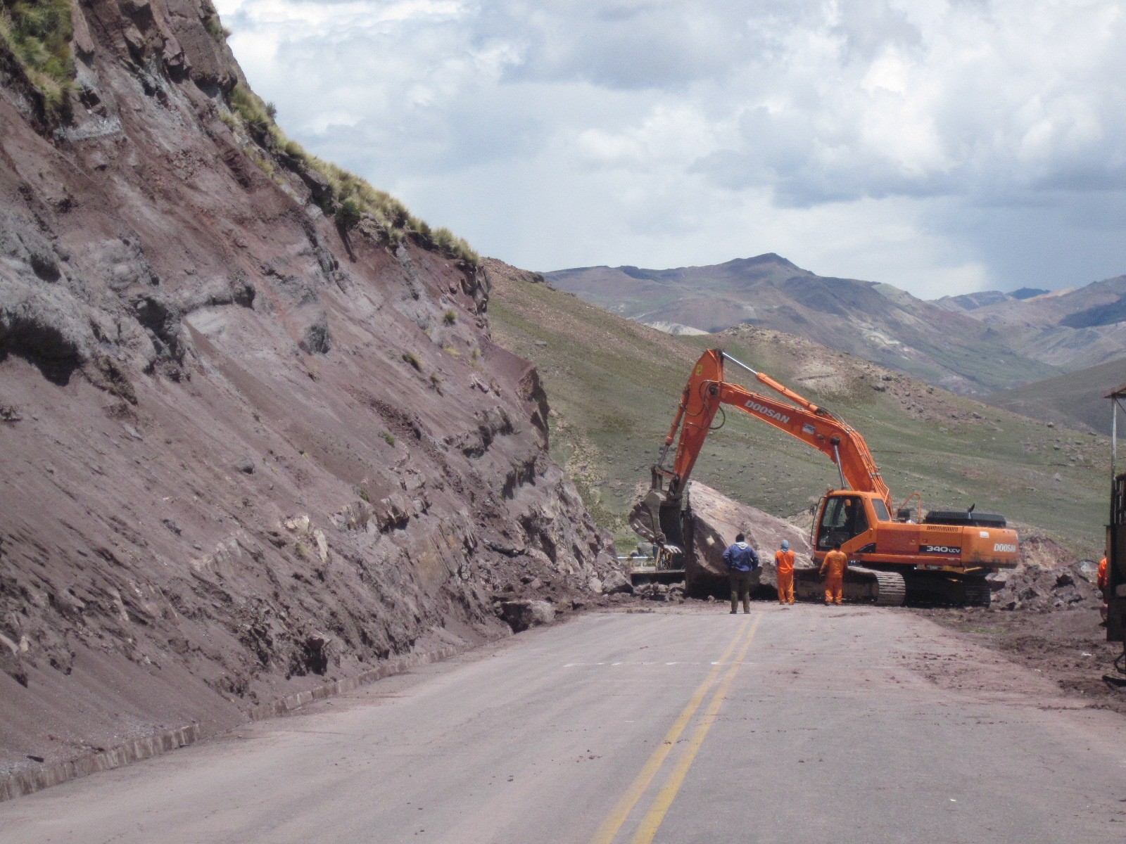 road blocked